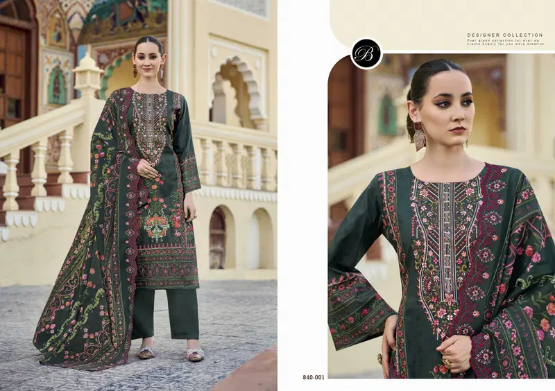 Guzarish Vol 22 By Belliza Cotton Printed Dress Material Exporters In India